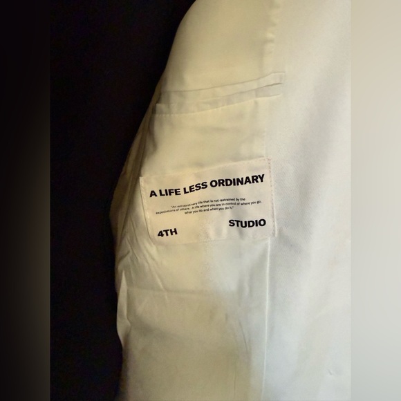 White Blazer from 4TH + Reckless size XS - Picture 10 of 10